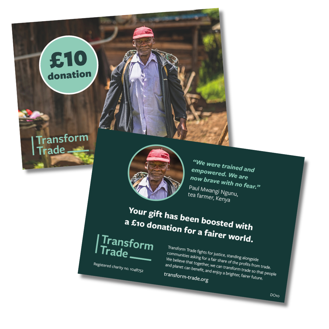 £10 donation card