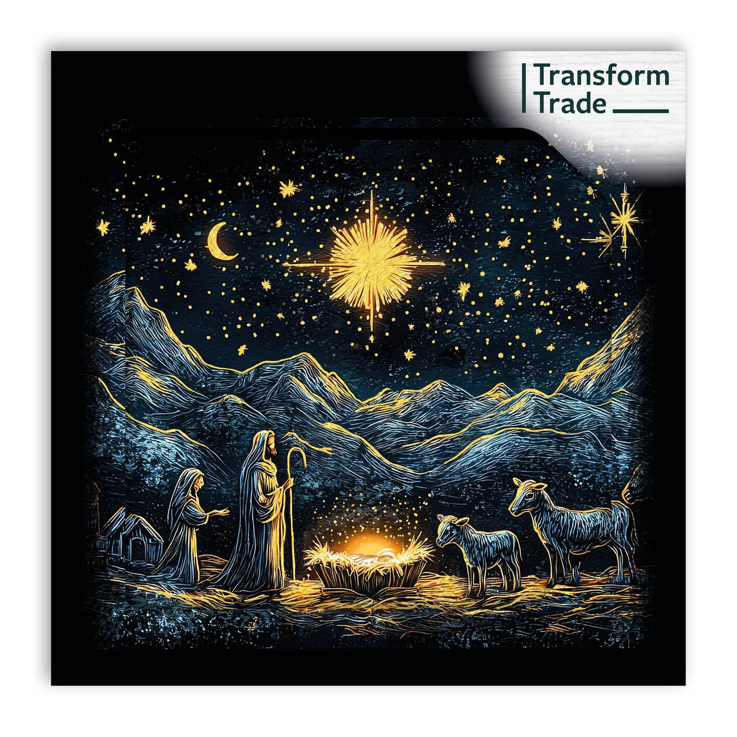 Starlit Manger (Pack of 10)