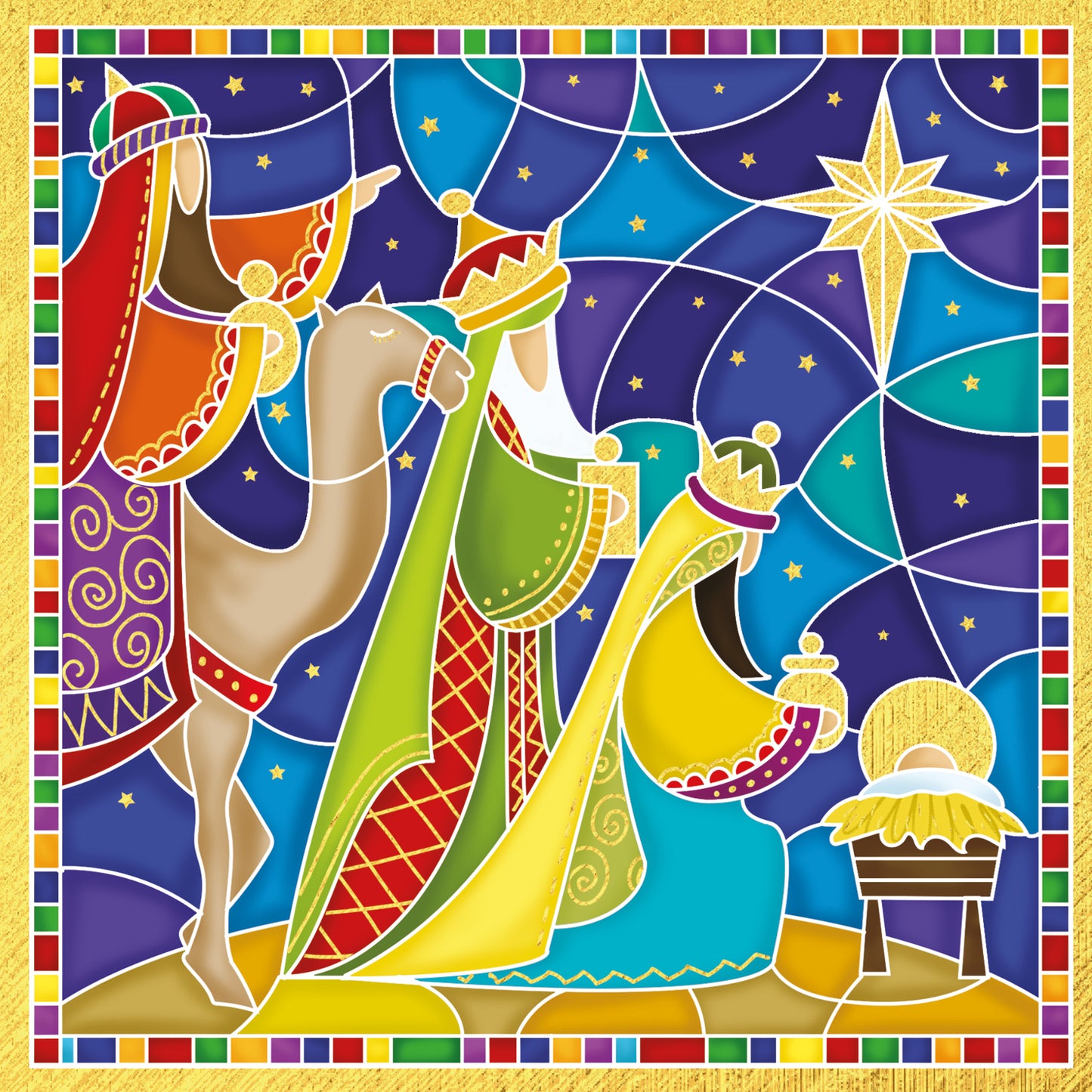 Stained Glass Quad Pack (Pack of 20)