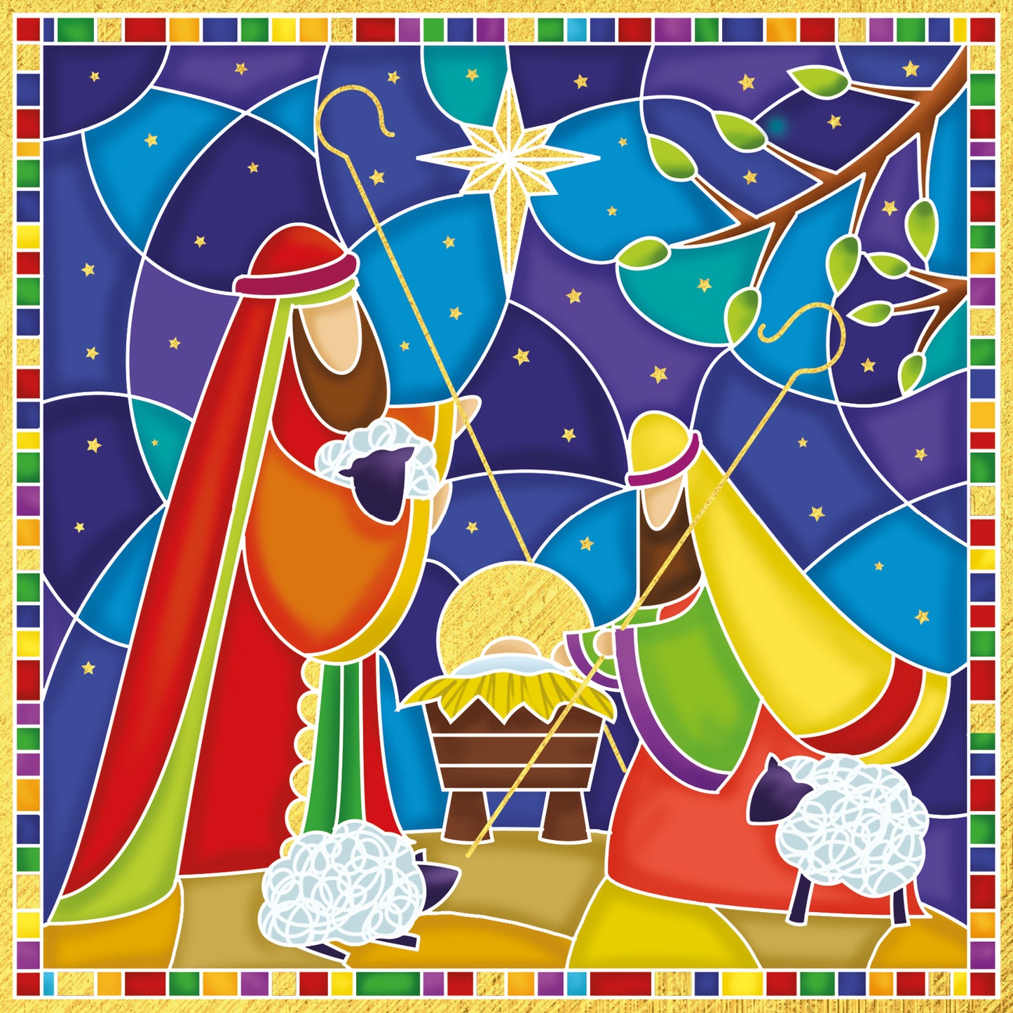 Stained Glass Quad Pack (Pack of 20)
