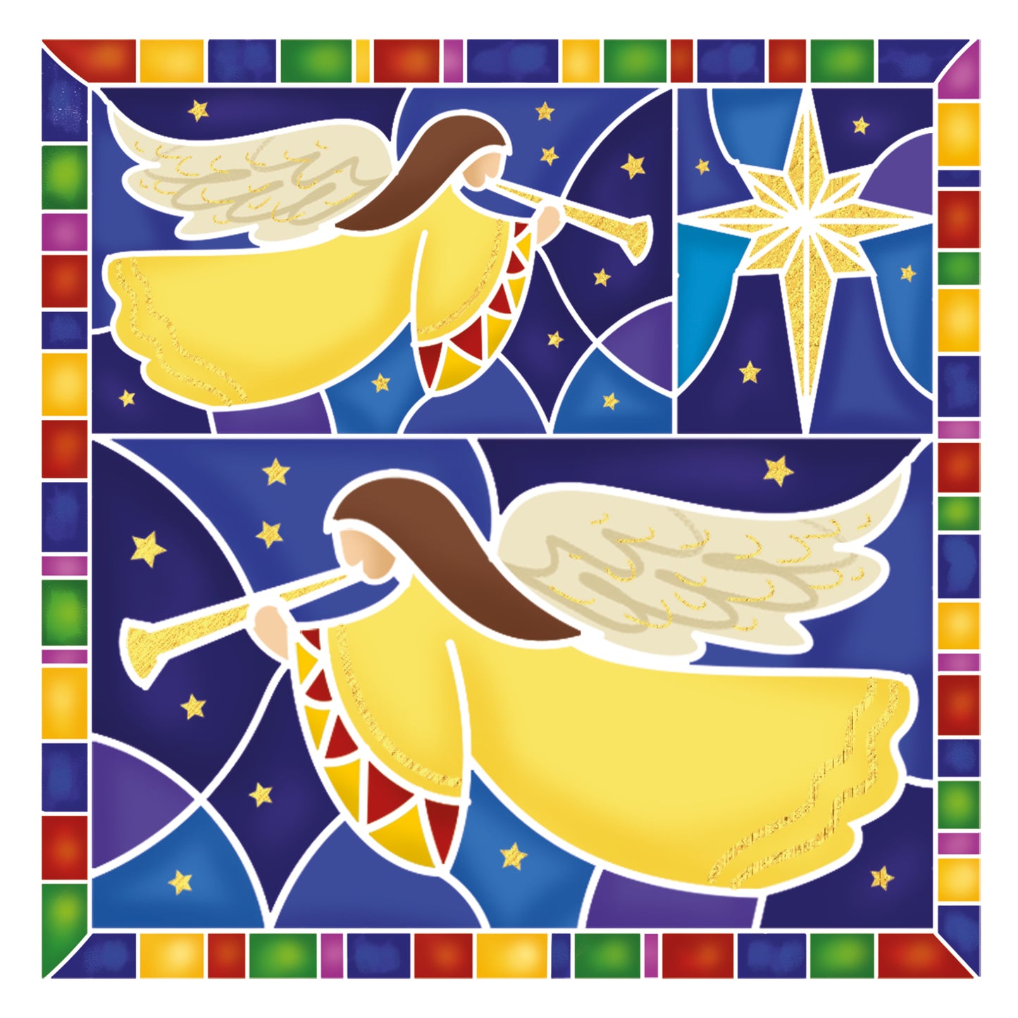 Stained Glass Quad Pack (Pack of 20)