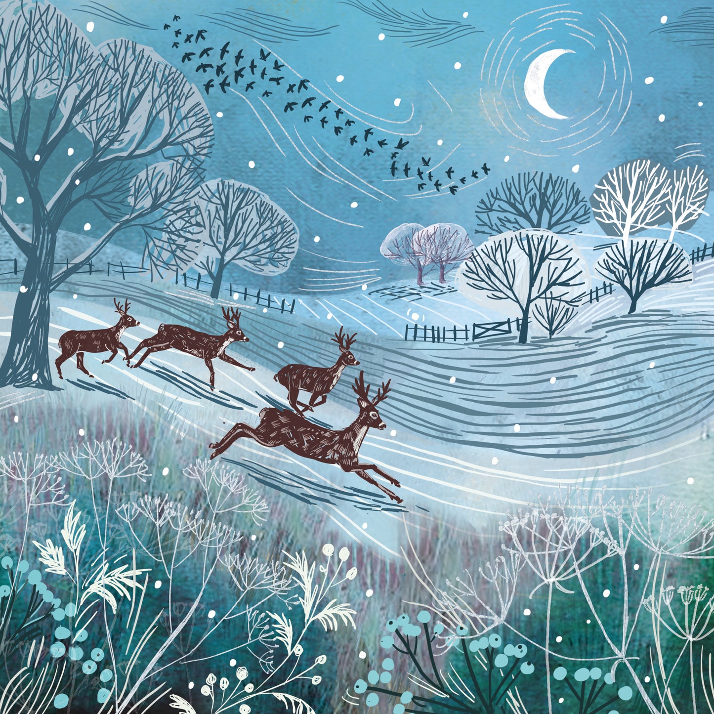 Woodprint Nature Quad Pack