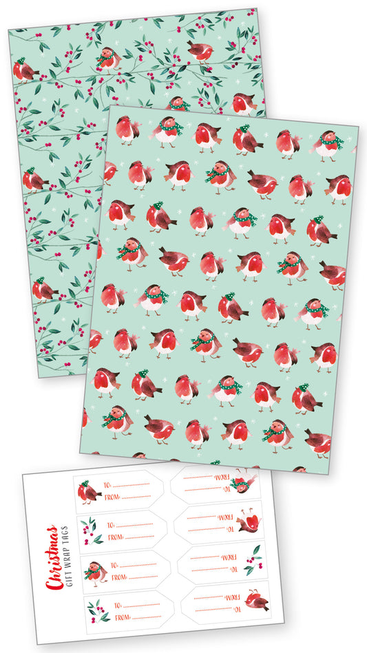 Winter Robins Wrap