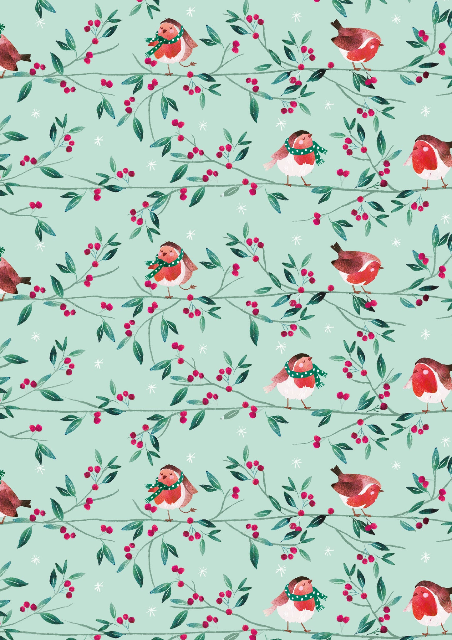 Winter Robins Wrap