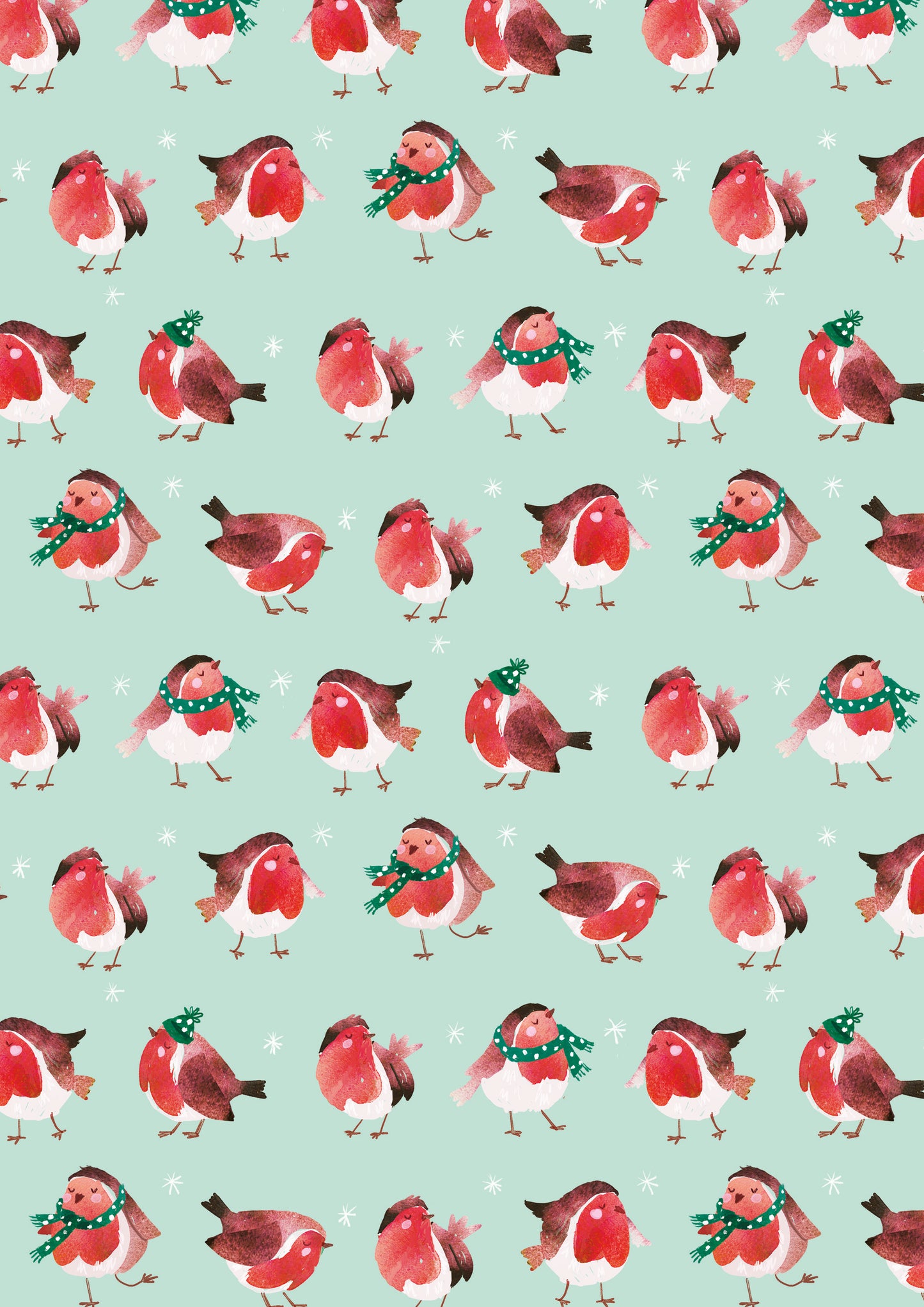 Winter Robins Wrap
