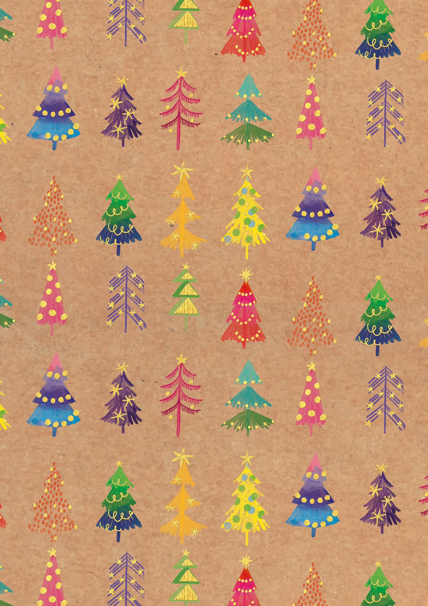Rainbow Trees Wrap