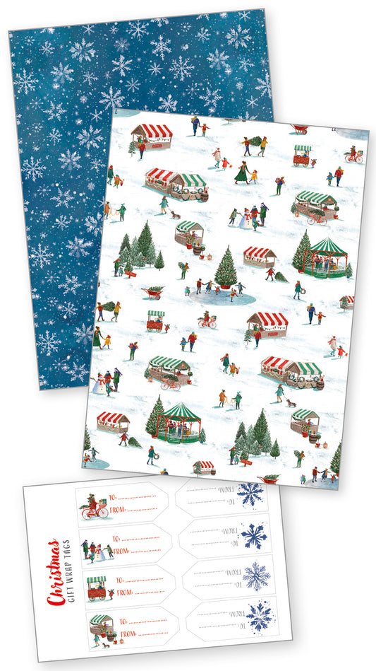 Christmas Village Wrap