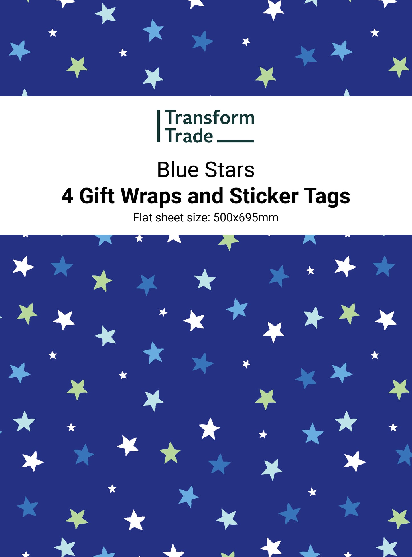 Blue Stars Wrap