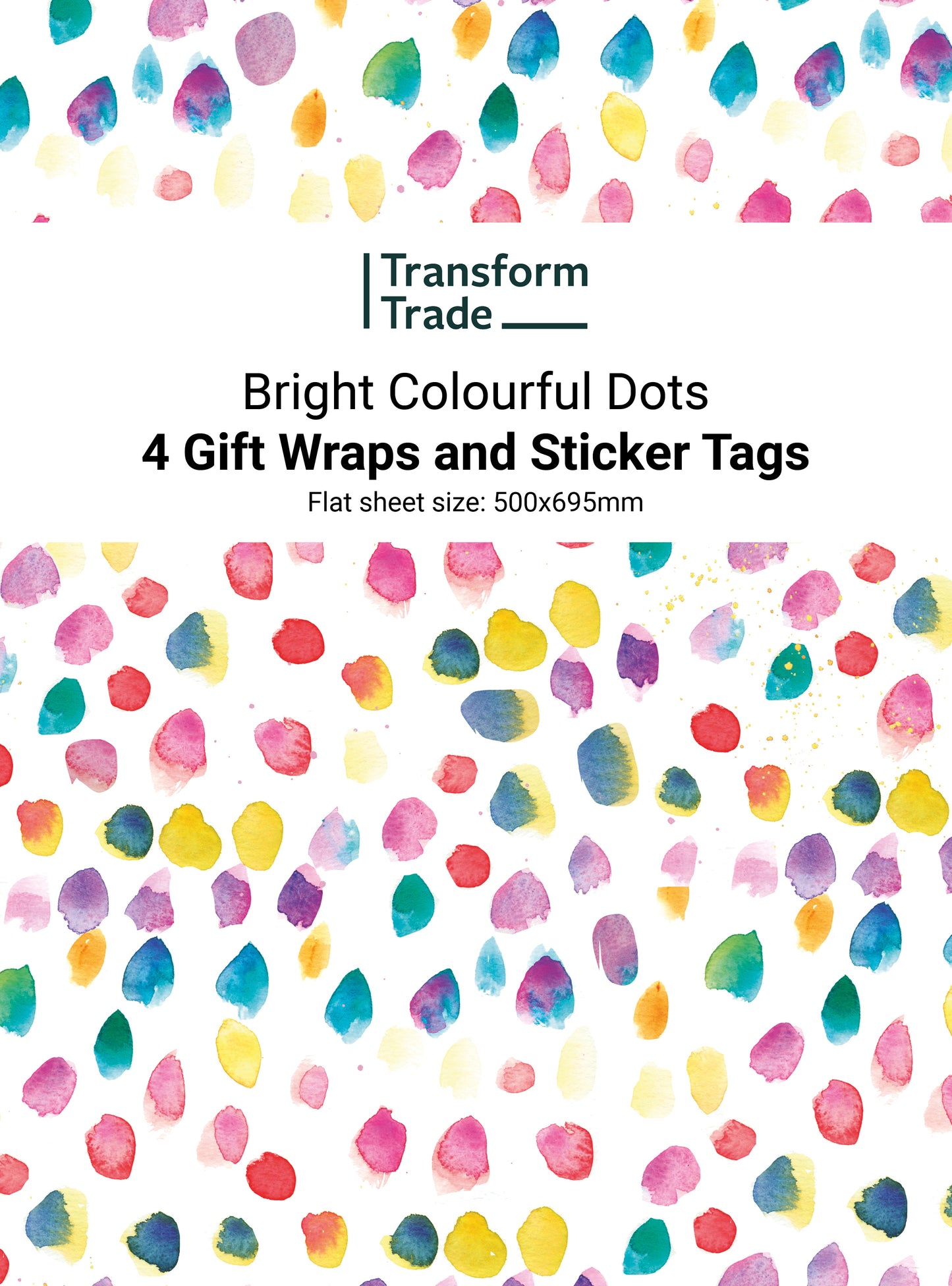 Bright Colourful Dots Wrap