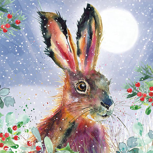 Fluffy Hare (Pack of 10 cards)
