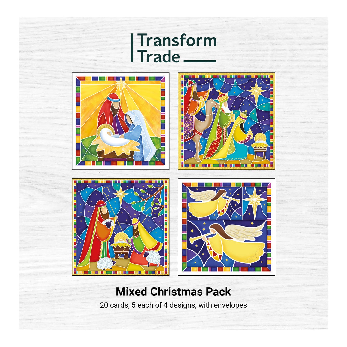 Stained Glass Multipack (Pack of 20)