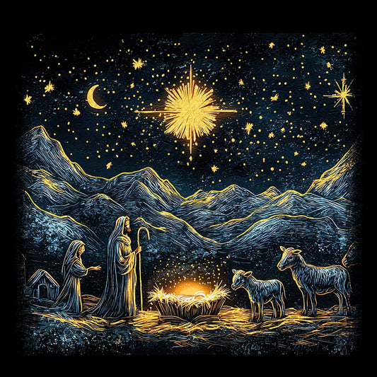 Starlit Manger (Pack of 10)
