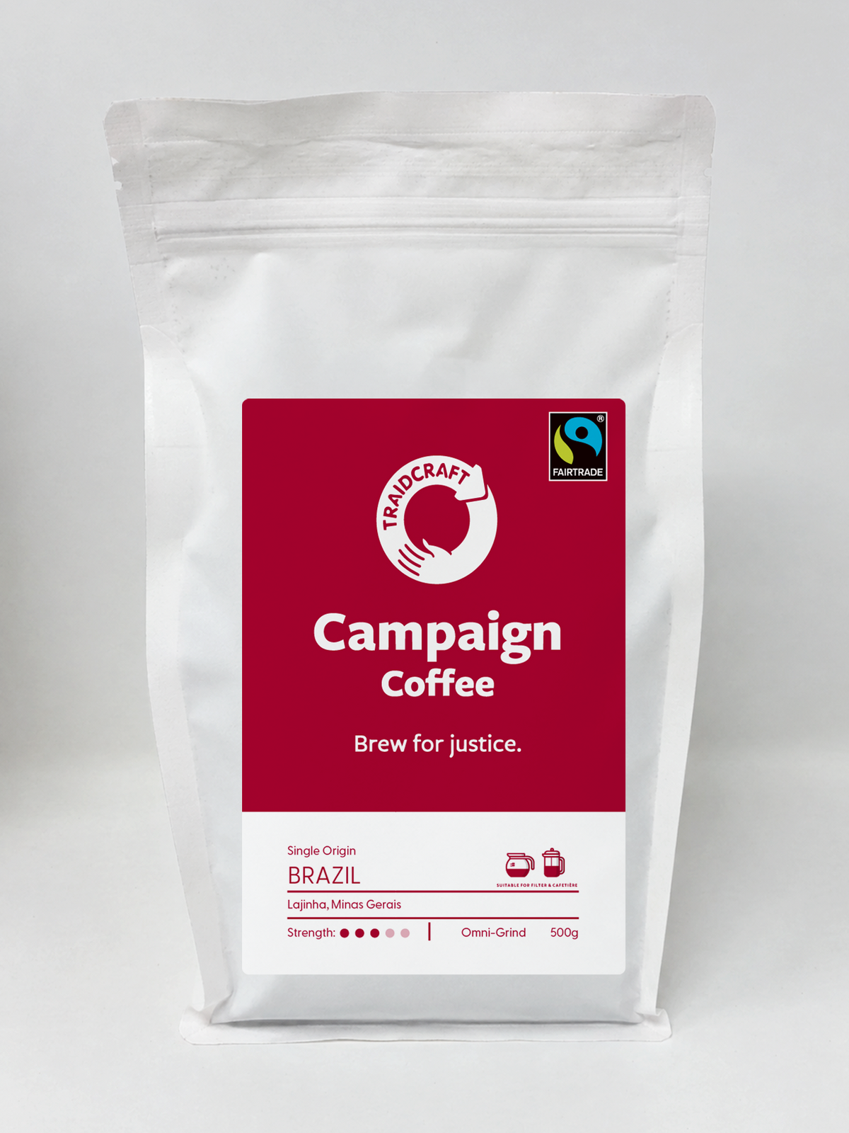 Fairtrade Brazilian Ground Coffee 500g